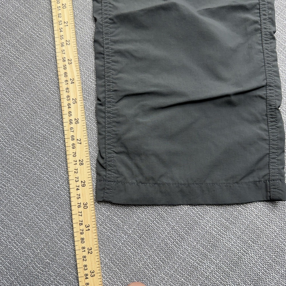 Columbia Omni-Shade Pants Mens 34x30 Gray Nylon Hiking Cargo Outdoor Belted - Picture 9 of 13